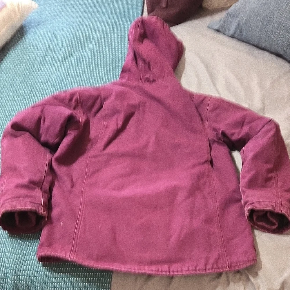 Carhartt Women's Purple Hooded Jacket - Picture 8 of 9